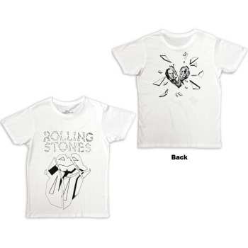 Merch The Rolling Stones: The Rolling Stones Unisex T-shirt: Hackney Diamonds Diamond Tongue Outline (back Print) (small) S