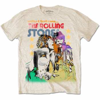 Merch The Rolling Stones: T-shirt Mick & Keith Watercolour Stars