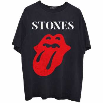 Merch The Rolling Stones: T-shirt Sixty Classic Vintage Solid Tongue