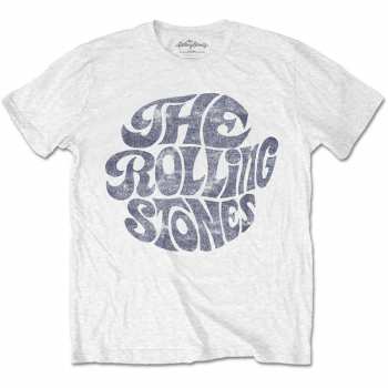 Merch The Rolling Stones: T-shirt Vintage 70s Logo The Rolling Stones 