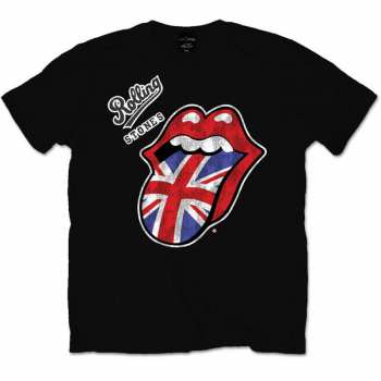 Merch The Rolling Stones: T-shirt Vintage British Tongue 