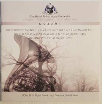 Album Wolfgang Amadeus Mozart: Horn Concertos No.1 In D Major, K412, No. 2 In E Flat Major K417, No. 3In E Flat Major K447, No. 4 In E Flat Major K495  And Rondo In E Flat Major K371