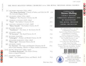 CD Sixten Ehrling: The Most Beloved Opera Choruses 