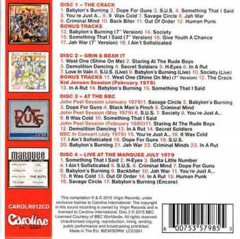 4CD/Box Set The Ruts: The Virgin Years