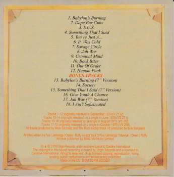 4CD/Box Set The Ruts: The Virgin Years