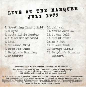 4CD/Box Set The Ruts: The Virgin Years
