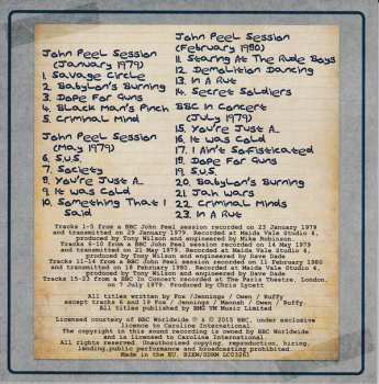 4CD/Box Set The Ruts: The Virgin Years