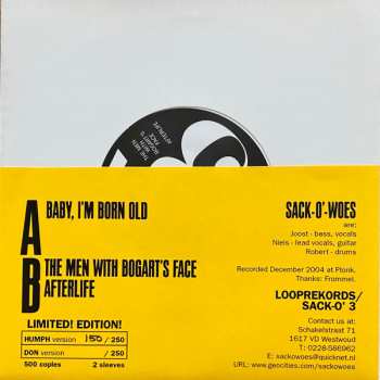 SP The Sack-O'-Woes: Baby I'm Born Old