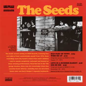 2SP The Seeds: Bad Part Of Town / Wish Me Up / Love In A Summer Basket / Did He Die LTD