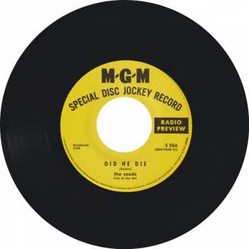 2SP The Seeds: Bad Part Of Town / Wish Me Up / Love In A Summer Basket / Did He Die LTD