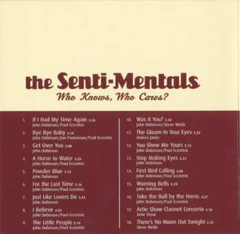 CD The Senti-mentals: Who Knows, Who Cares?