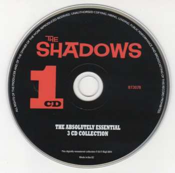 3CD The Shadows: The Absolutely Essential 3 CD Collection