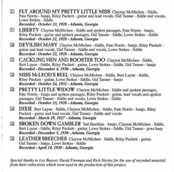 CD Skillet Lickers: Old Time Fiddle Tunes And Songs From North Georgia