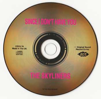CD The Skyliners: Since I Don't Have You