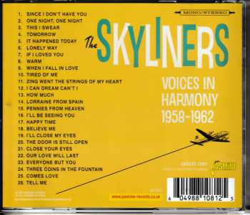 CD The Skyliners: Voices In Harmony 1958-1962