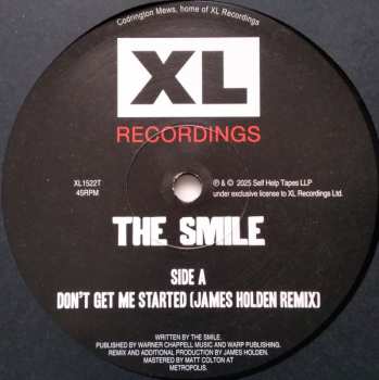 LP The Smile: Don't Get Me Started / Instant Psalm Remixes LTD