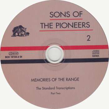4CD/Box Set The Sons Of The Pioneers: Memories Of The Range