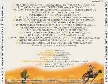 4CD/Box Set The Sons Of The Pioneers: Memories Of The Range