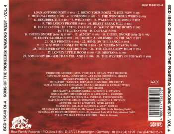 4CD/Box Set The Sons Of The Pioneers: Wagons West
