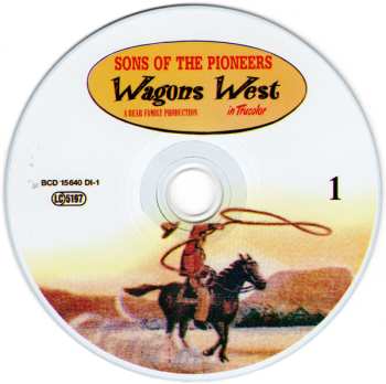 4CD/Box Set The Sons Of The Pioneers: Wagons West