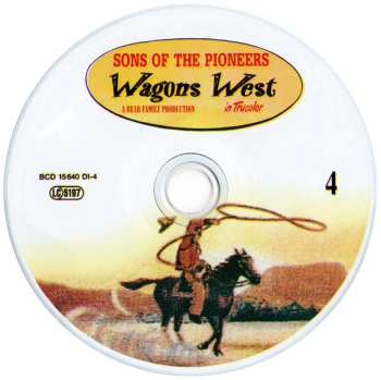 4CD/Box Set The Sons Of The Pioneers: Wagons West
