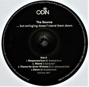 2LP The Source: ... But Swinging Doesn't Bend Them Down LTD