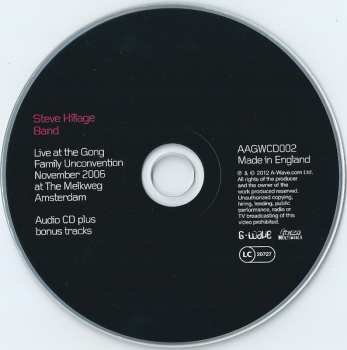CD Steve Hillage Band: Live At The Gong Family Unconvention November 2006 At The Melkweg Amsterdam