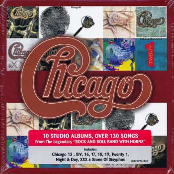 10CD/Box Set Chicago: The Studio Albums 1979-2008
