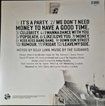 LP The Subways: Money And Celebrity LTD | CLR