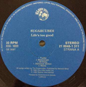 LP The Sugarcubes: Life's Too Good
