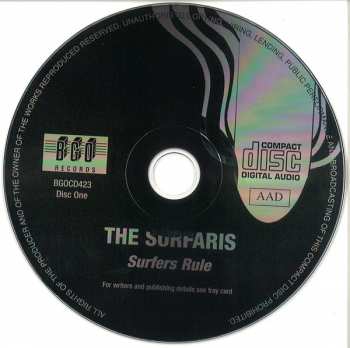 2CD The Surfaris: Surfers Rule/Gone With The Wave