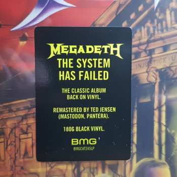 LP Megadeth: The System Has Failed