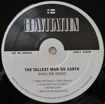 LP The Tallest Man on Earth: Shallow Grave