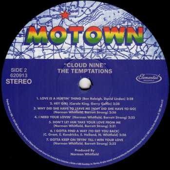 LP The Temptations: Cloud Nine LTD
