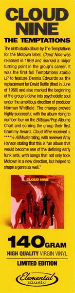 LP The Temptations: Cloud Nine LTD