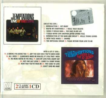 CD The Temptations: Live At The Copa & With A Lot O' Soul