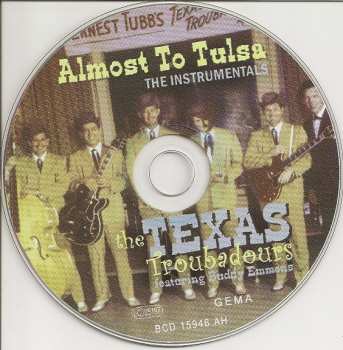 CD The Texas Troubadours: Almost To Tulsa - The Instrumentals