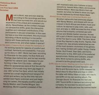 CD The Thelonious Monk Quartet: Live Five Spot 1958 Revisited