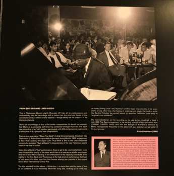 LP The Thelonious Monk Quartet: Misterioso LTD