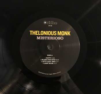 LP The Thelonious Monk Quartet: Misterioso LTD