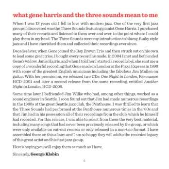 CD The Three Sounds: Groovin' Hard (Live At The Penthouse 1964-1968)