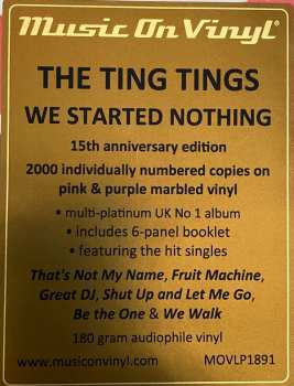 LP The Ting Tings: We Started Nothing LTD | NUM | CLR