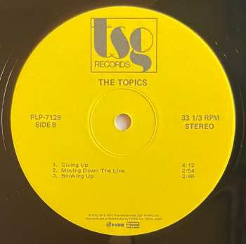 LP The Topics: Giving Up