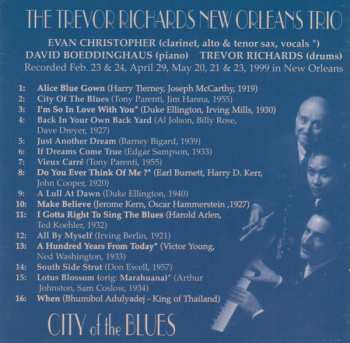 CD The Trevor Richards New Orleans Trio: City Of The Blues