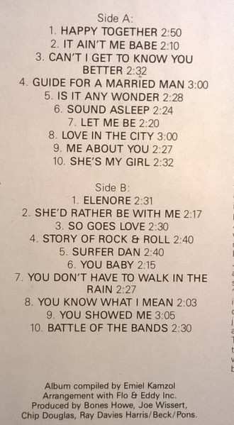 LP The Turtles: The Turtles Collection - 20 Golden Hits