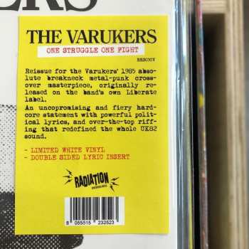 LP The Varukers: One Struggle One Fight CLR