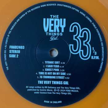 LP The Very Things GXL: Mr. Arc-Eye (Under A Cellophane Sky)