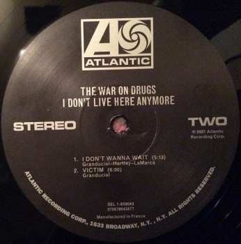 2LP The War On Drugs: I Don't Live Here Anymore