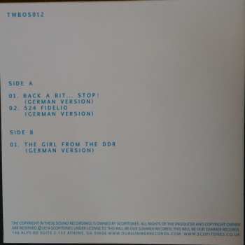 SP The Wedding Present: Back A Bit... Stop! (German Version)