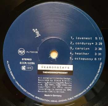 LP The Wedding Present: Seamonsters
